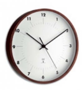 Funk Wanduhr Modern Holz